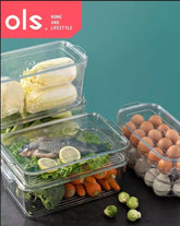 OLS Stackable Refrigerator Organizer with Cover | The Nest Attachment Parenting Hub